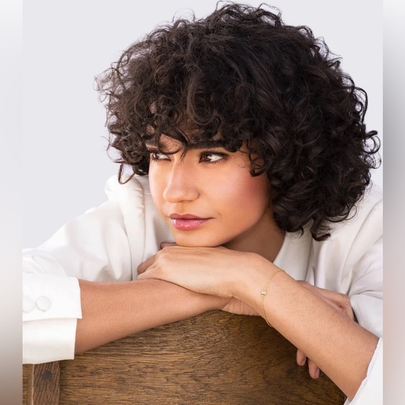 MARRIN COSTELLO Soleil Bracelet Curateur Revolve Anthropologie White Topaz Gold - Picture 4 of 6